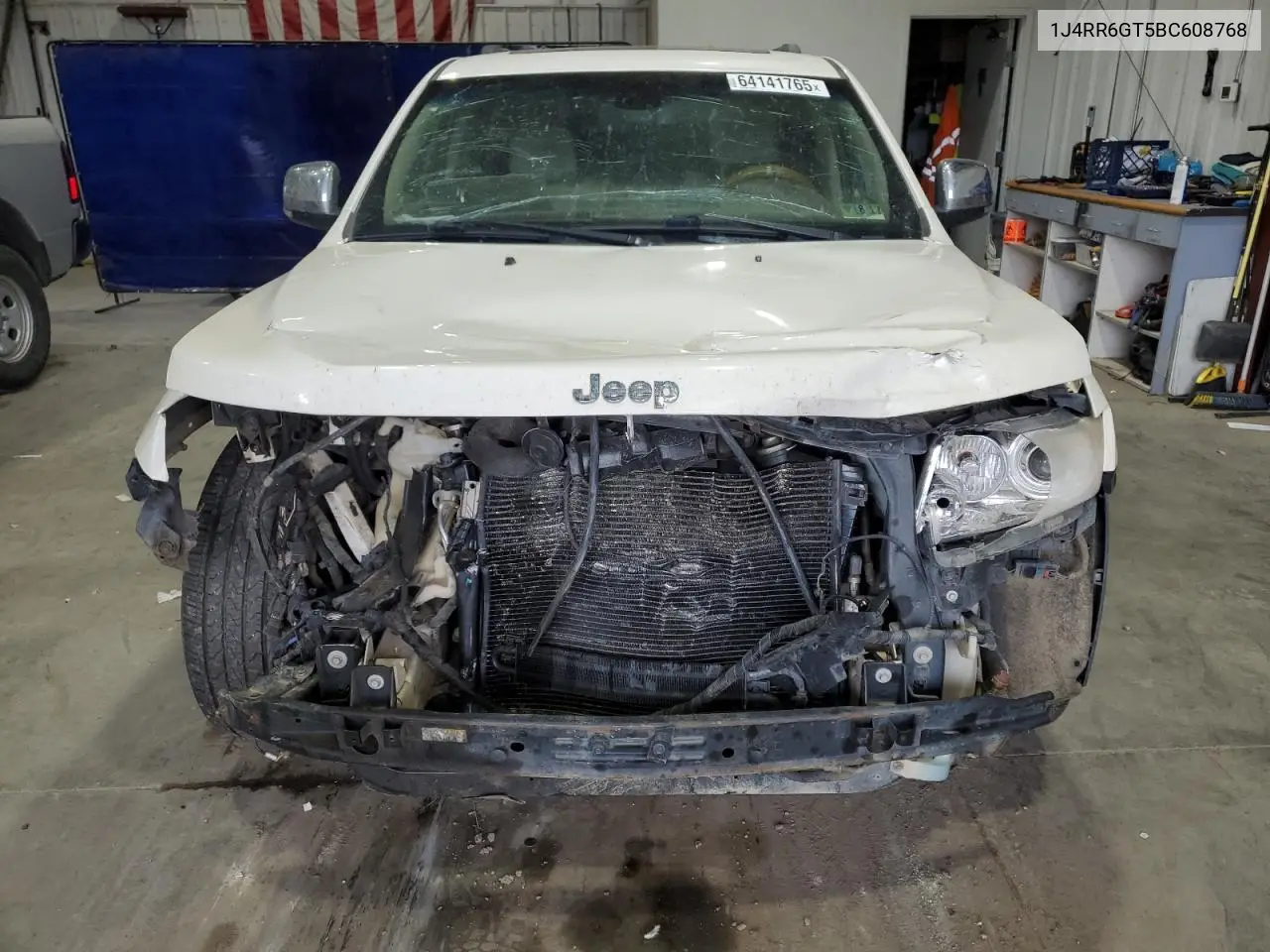 2011 Jeep Grand Cherokee Overland VIN: 1J4RR6GT5BC608768 Lot: 64141765