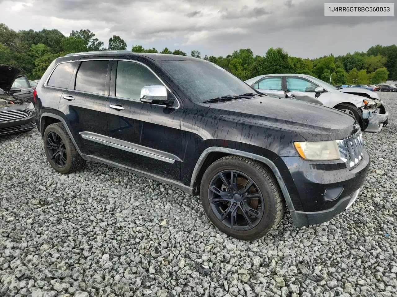 2011 Jeep Grand Cherokee Overland VIN: 1J4RR6GT8BC560053 Lot: 65797365