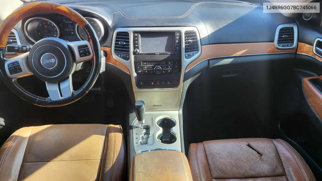 2011 Jeep Grand Cherokee Overland VIN: 1J4RR6GG7BC745066 Lot: 66415905