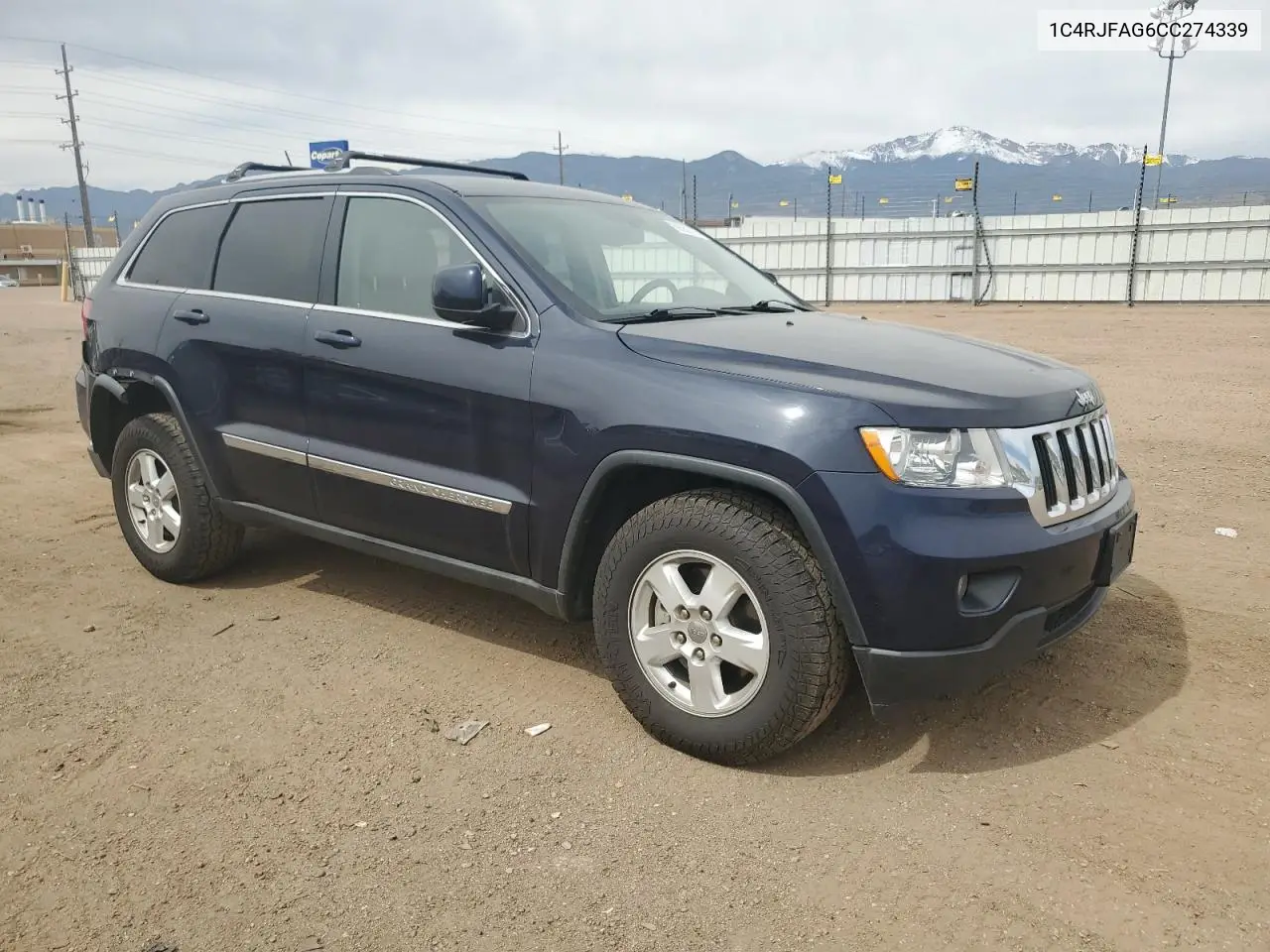 2012 Jeep Grand Cherokee Laredo VIN: 1C4RJFAG6CC274339 Lot: 56558765