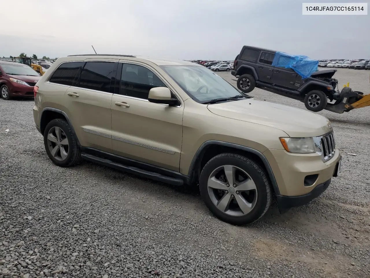 2012 Jeep Grand Cherokee Laredo VIN: 1C4RJFAG7CC165114 Lot: 56717385