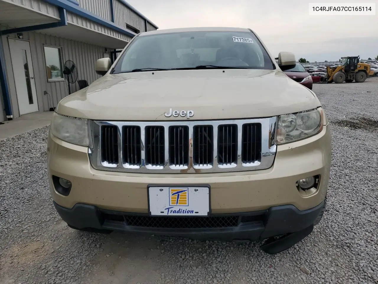 2012 Jeep Grand Cherokee Laredo VIN: 1C4RJFAG7CC165114 Lot: 56717385