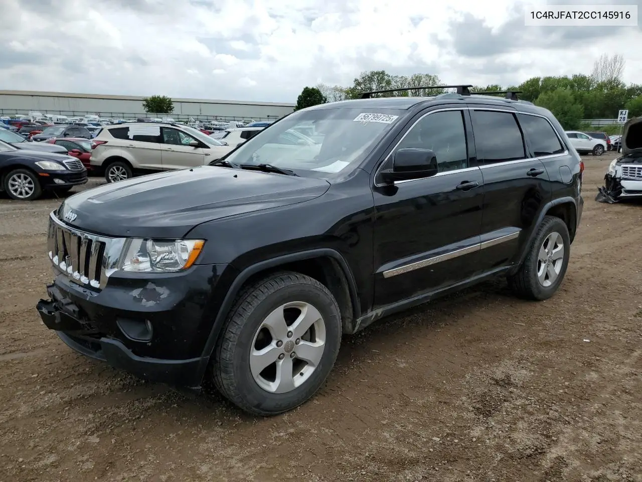 2012 Jeep Grand Cherokee Laredo VIN: 1C4RJFAT2CC145916 Lot: 56799725