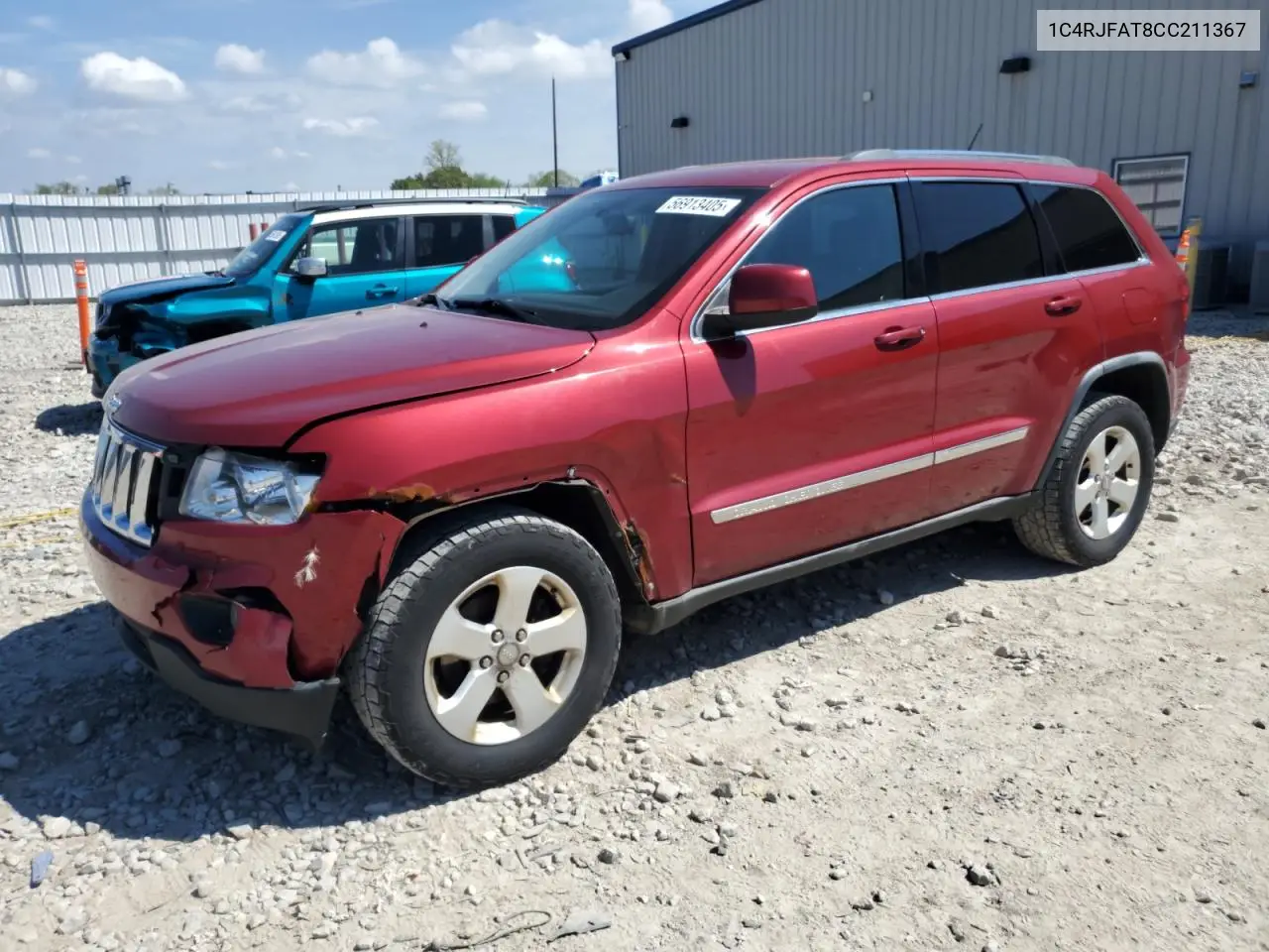 2012 Jeep Grand Cherokee Laredo VIN: 1C4RJFAT8CC211367 Lot: 56913405