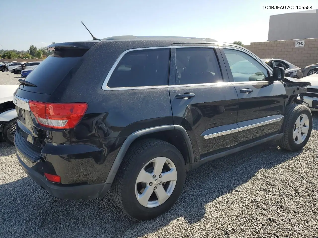 2012 Jeep Grand Cherokee Laredo VIN: 1C4RJEAG7CC105554 Lot: 57079935