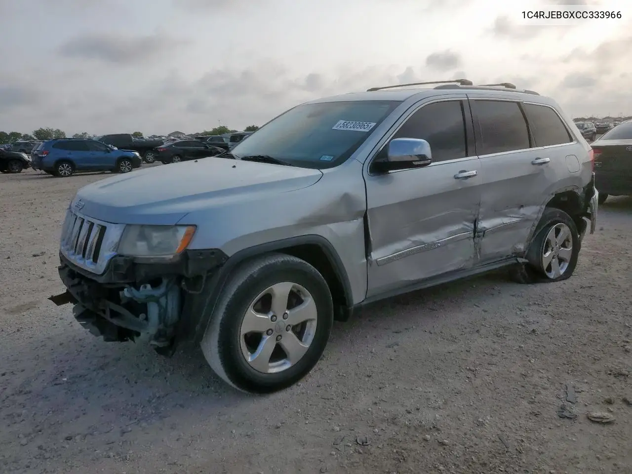 2012 Jeep Grand Cherokee Limited VIN: 1C4RJEBGXCC333966 Lot: 58230965