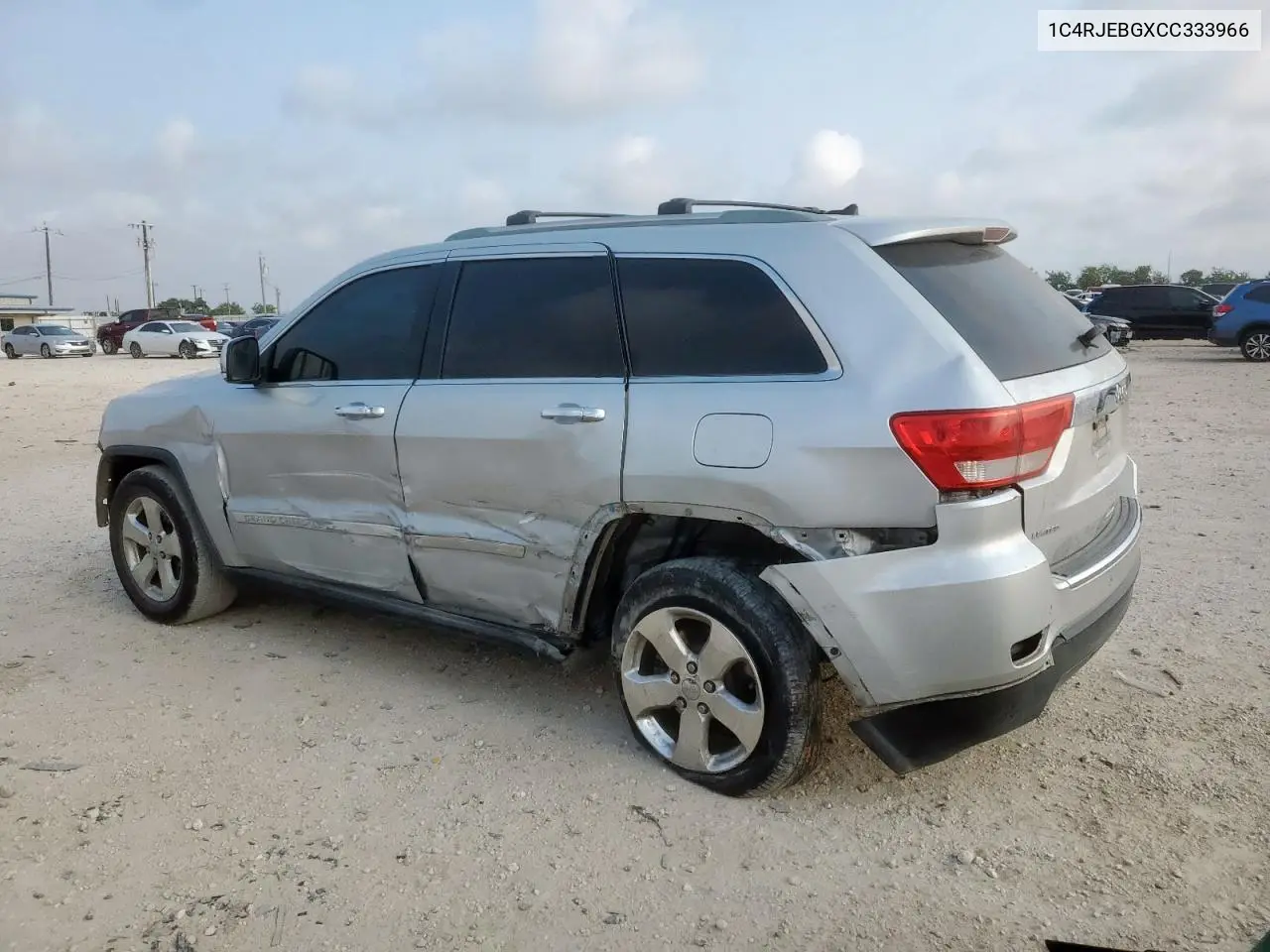 2012 Jeep Grand Cherokee Limited VIN: 1C4RJEBGXCC333966 Lot: 58230965