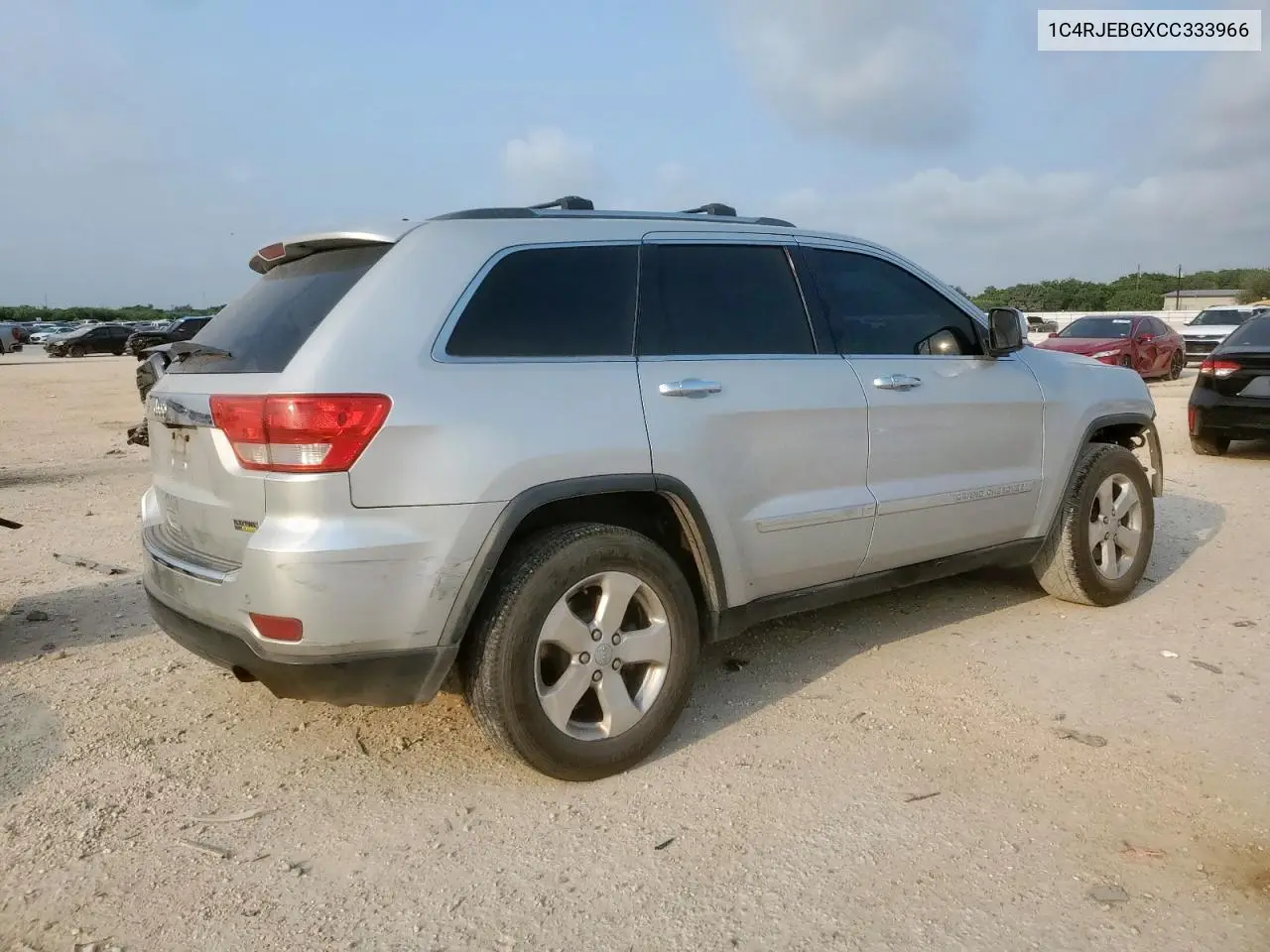 2012 Jeep Grand Cherokee Limited VIN: 1C4RJEBGXCC333966 Lot: 58230965