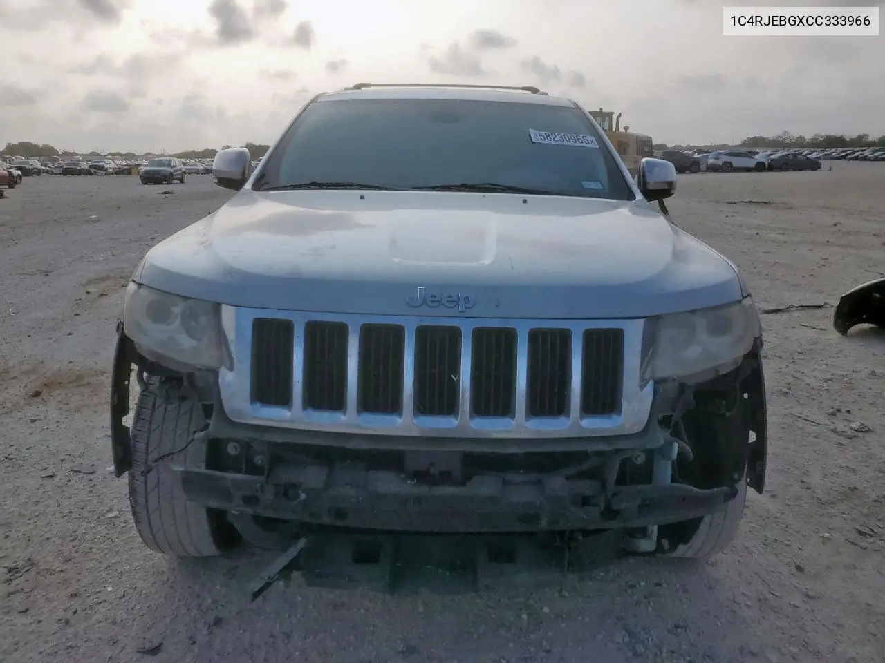 2012 Jeep Grand Cherokee Limited VIN: 1C4RJEBGXCC333966 Lot: 58230965