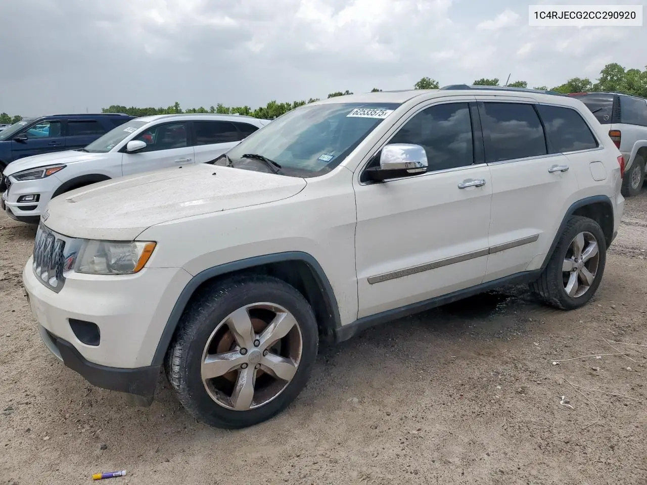2012 Jeep Grand Cherokee Overland VIN: 1C4RJECG2CC290920 Lot: 62533575