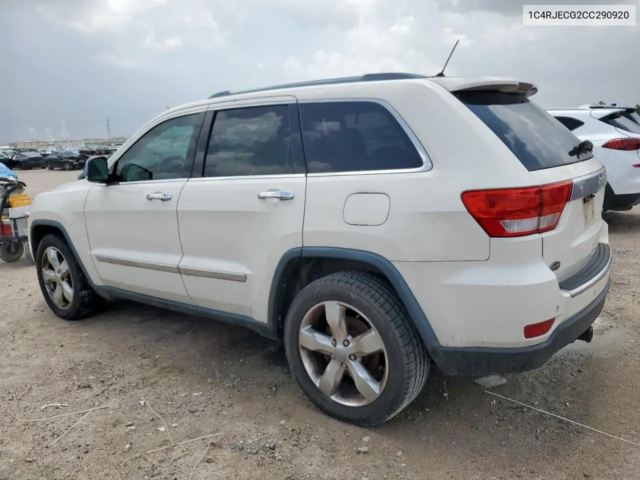 2012 Jeep Grand Cherokee Overland VIN: 1C4RJECG2CC290920 Lot: 62533575