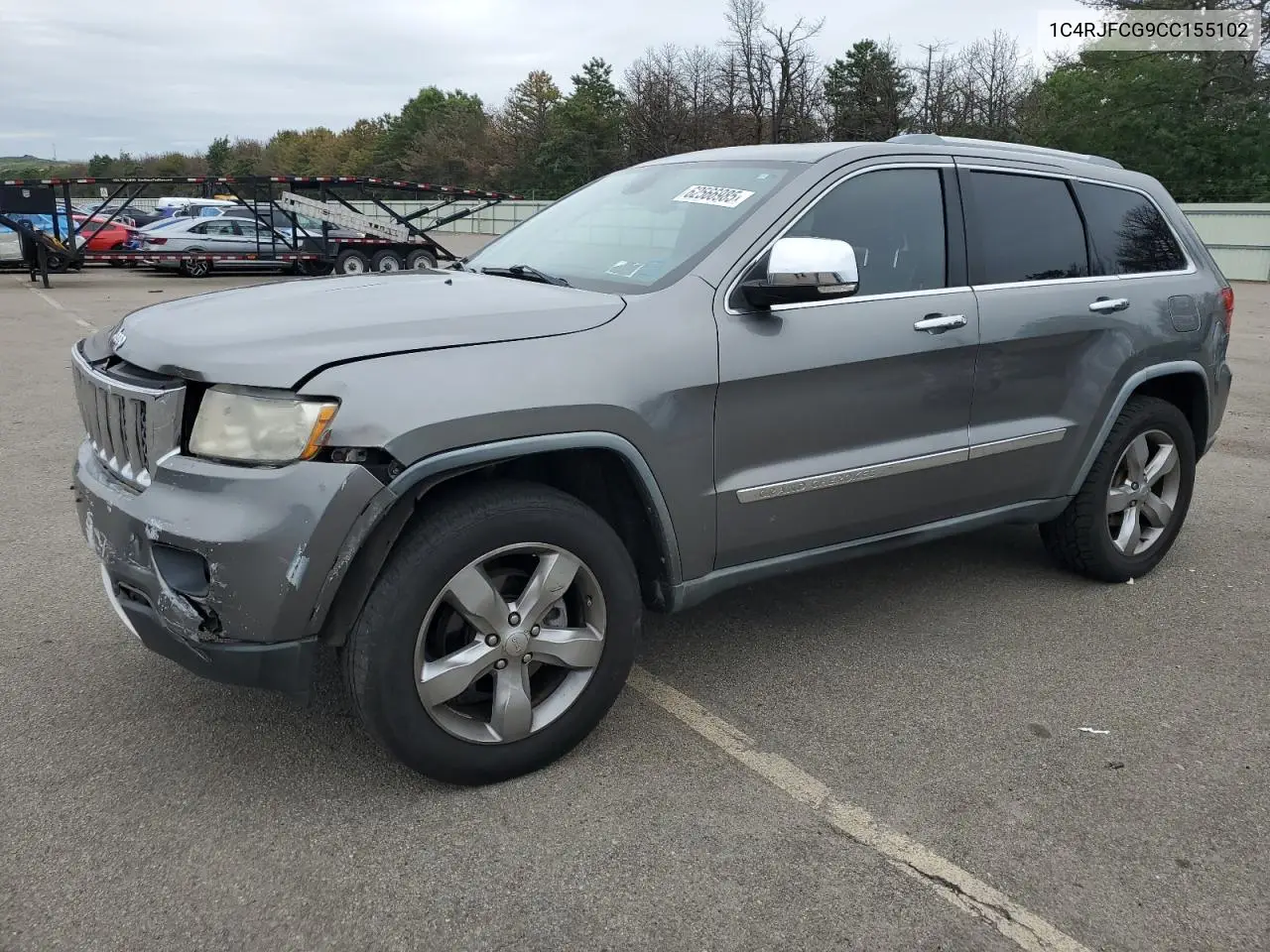 2012 Jeep Grand Cherokee Overland VIN: 1C4RJFCG9CC155102 Lot: 62566985