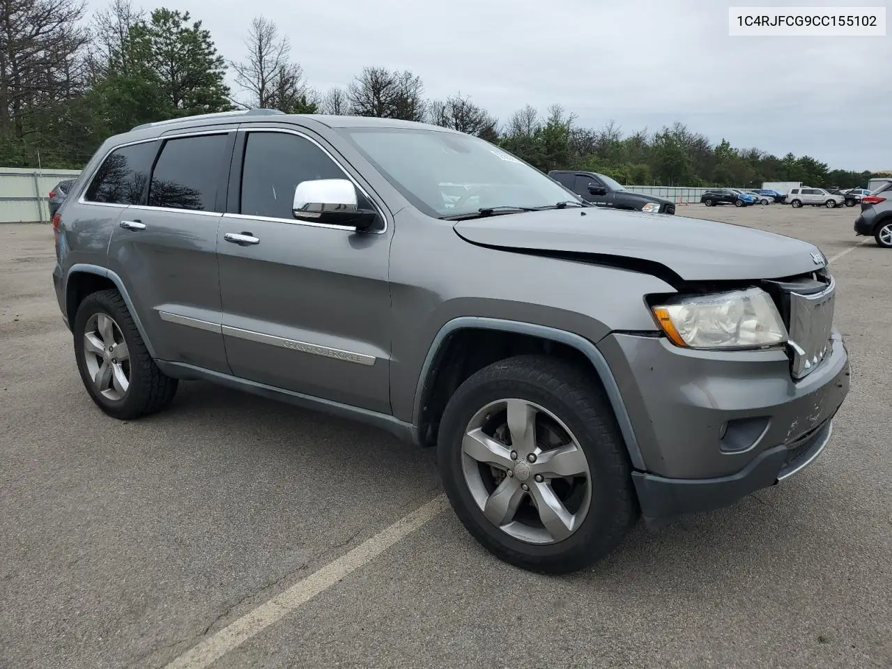 2012 Jeep Grand Cherokee Overland VIN: 1C4RJFCG9CC155102 Lot: 62566985