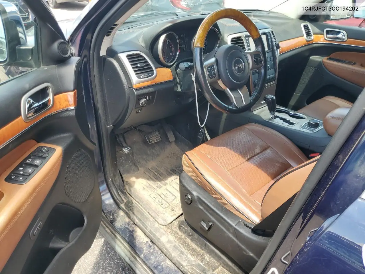 2012 Jeep Grand Cherokee Overland VIN: 1C4RJFCT3CC194202 Lot: 62908625