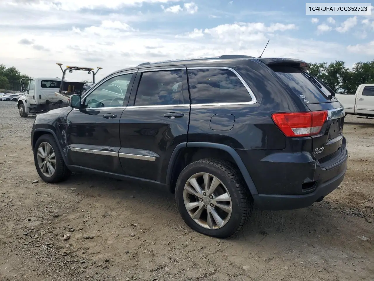 2012 Jeep Grand Cherokee Laredo VIN: 1C4RJFAT7CC352723 Lot: 65296315