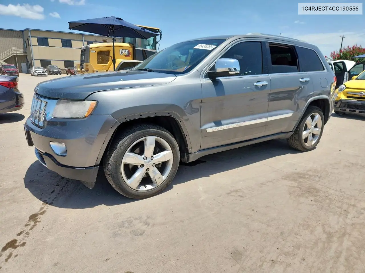2012 Jeep Grand Cherokee Overland VIN: 1C4RJECT4CC190556 Lot: 65435285