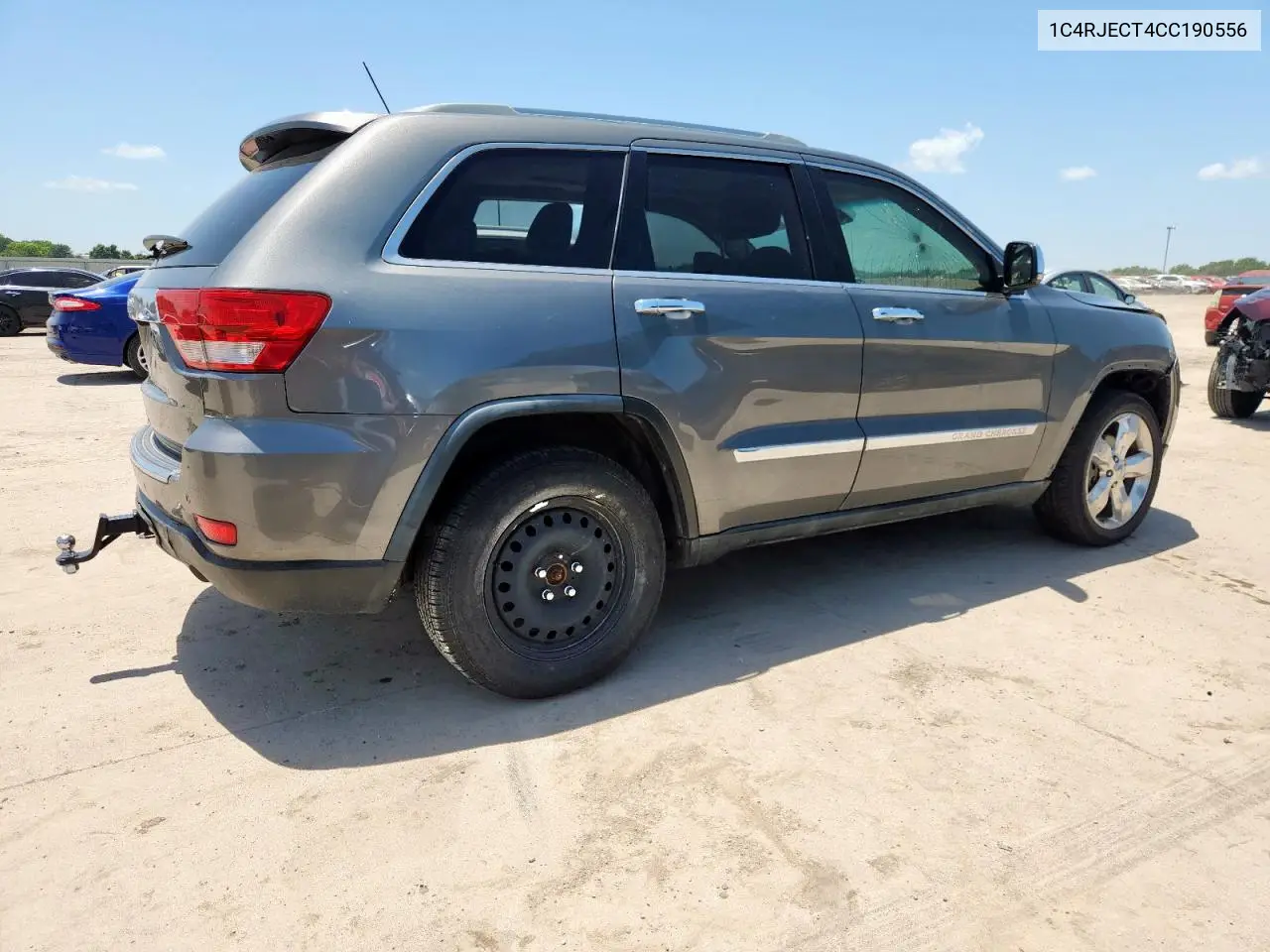 2012 Jeep Grand Cherokee Overland VIN: 1C4RJECT4CC190556 Lot: 65435285