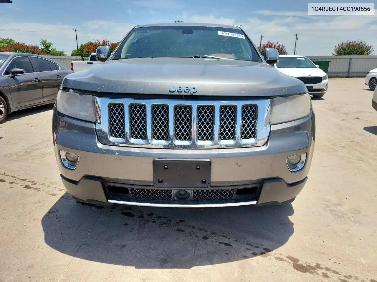 2012 Jeep Grand Cherokee Overland VIN: 1C4RJECT4CC190556 Lot: 65435285