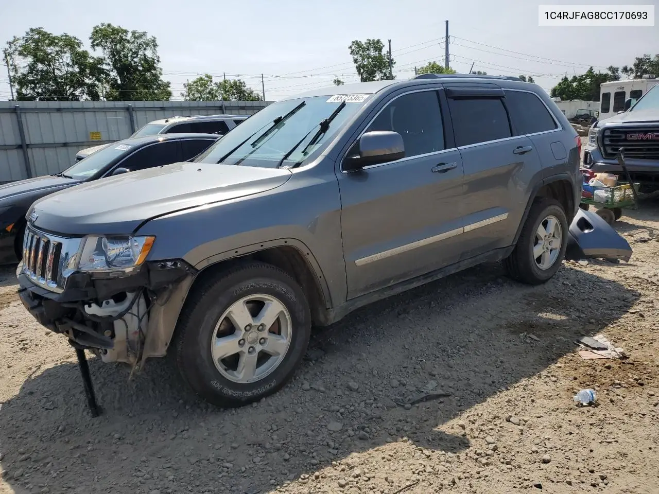 2012 Jeep Grand Cherokee Laredo VIN: 1C4RJFAG8CC170693 Lot: 65723365