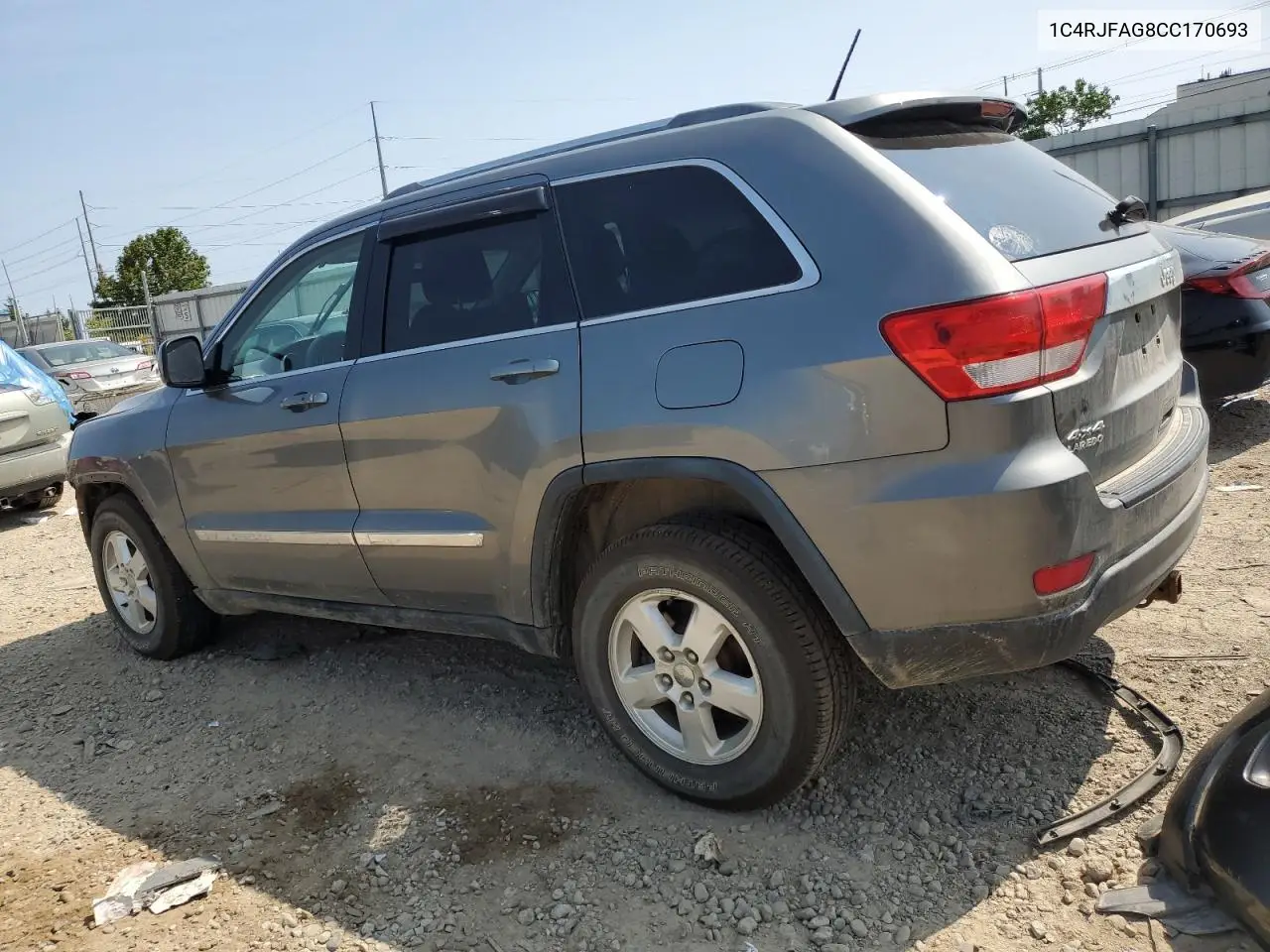 2012 Jeep Grand Cherokee Laredo VIN: 1C4RJFAG8CC170693 Lot: 65723365
