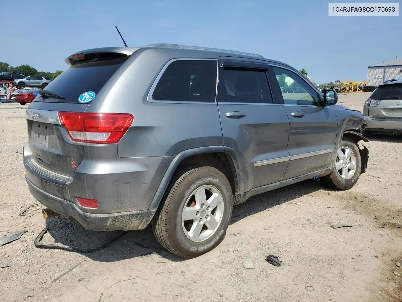 2012 Jeep Grand Cherokee Laredo VIN: 1C4RJFAG8CC170693 Lot: 65723365