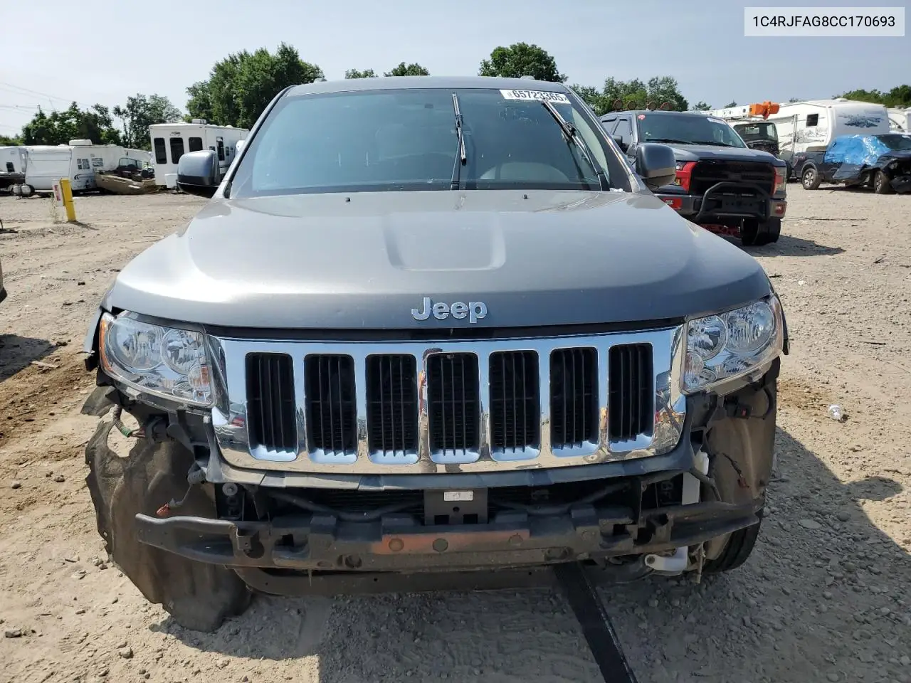 2012 Jeep Grand Cherokee Laredo VIN: 1C4RJFAG8CC170693 Lot: 65723365