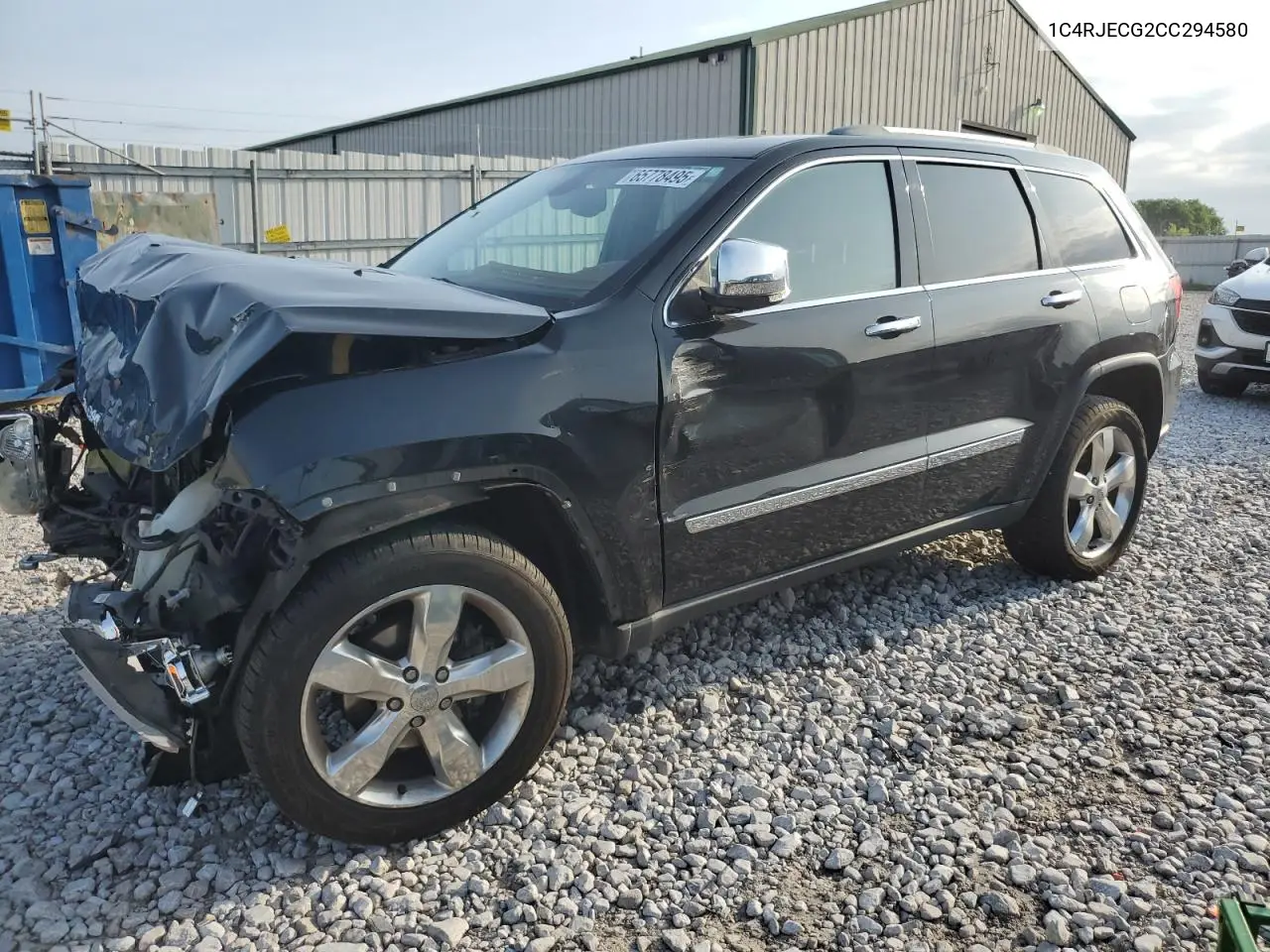 2012 Jeep Grand Cherokee Overland VIN: 1C4RJECG2CC294580 Lot: 65778495