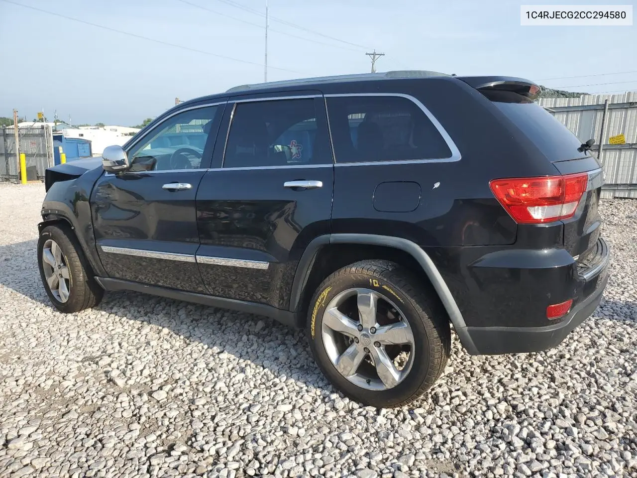 2012 Jeep Grand Cherokee Overland VIN: 1C4RJECG2CC294580 Lot: 65778495