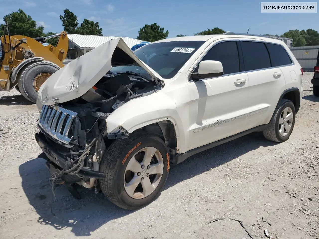 1C4RJFAGXCC255289 2012 Jeep Grand Cherokee Laredo