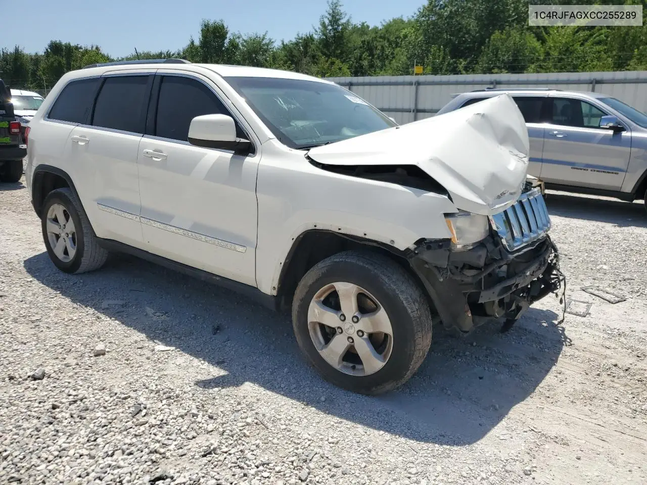 1C4RJFAGXCC255289 2012 Jeep Grand Cherokee Laredo