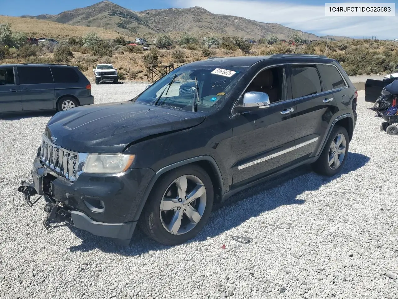 2013 Jeep Grand Cherokee Overland VIN: 1C4RJFCT1DC525683 Lot: 64619625