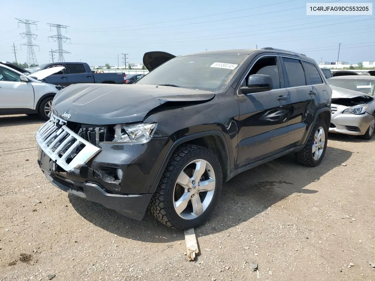 2013 Jeep Grand Cherokee Laredo VIN: 1C4RJFAG9DC553205 Lot: 65580245