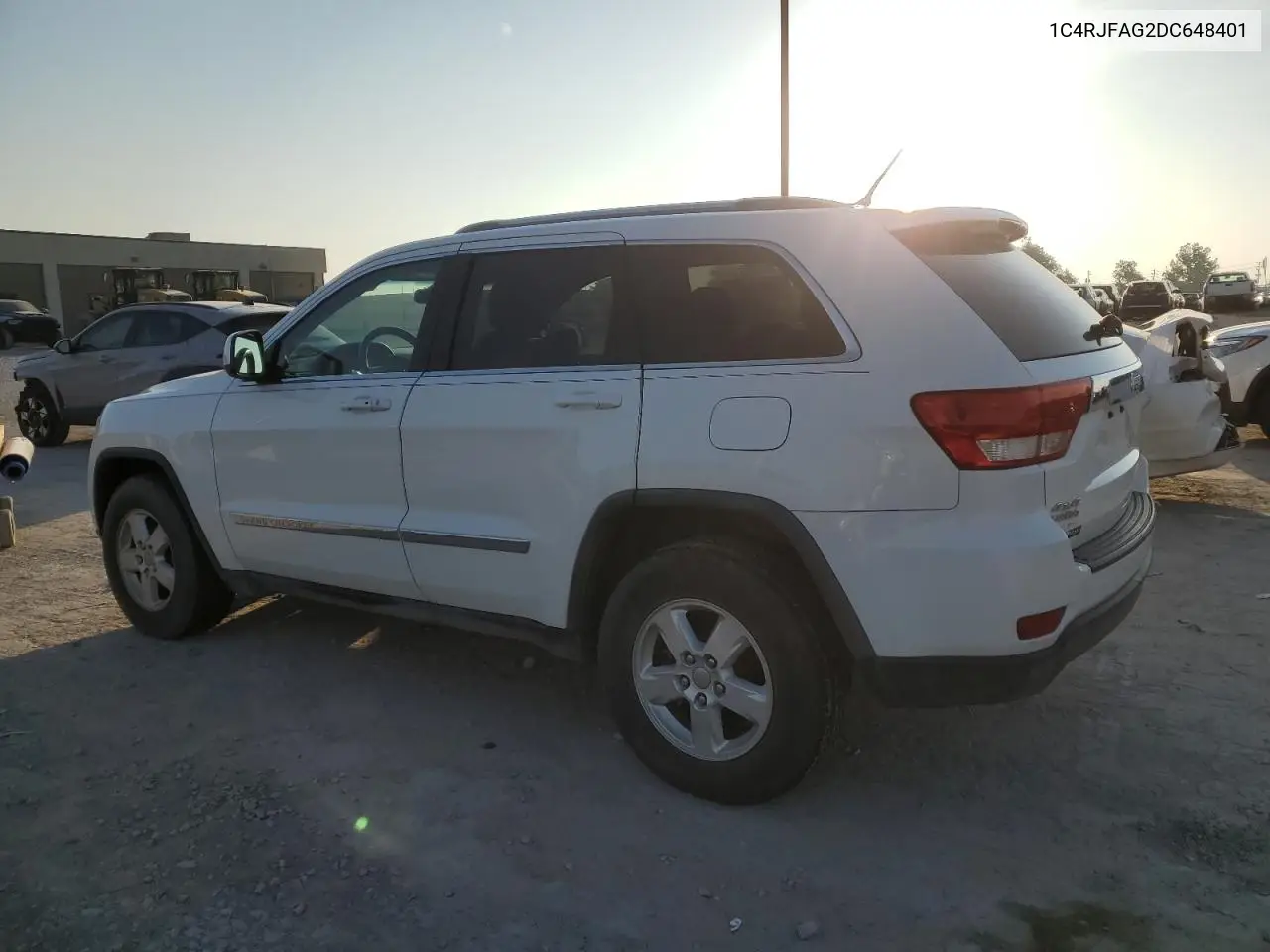 2013 Jeep Grand Cherokee Laredo VIN: 1C4RJFAG2DC648401 Lot: 65987895