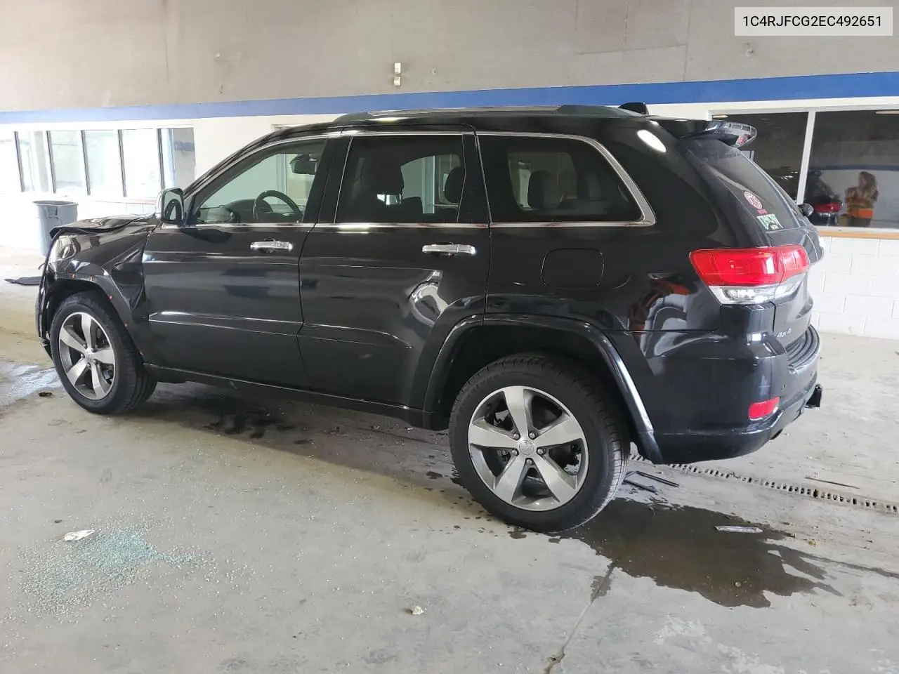 2014 Jeep Grand Cherokee Overland VIN: 1C4RJFCG2EC492651 Lot: 50806845