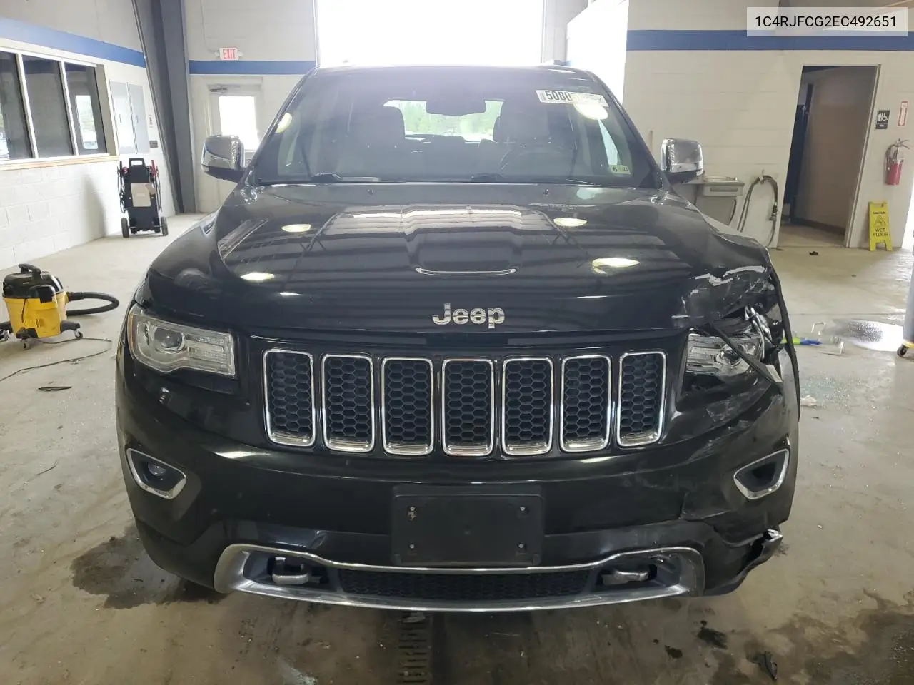2014 Jeep Grand Cherokee Overland VIN: 1C4RJFCG2EC492651 Lot: 50806845