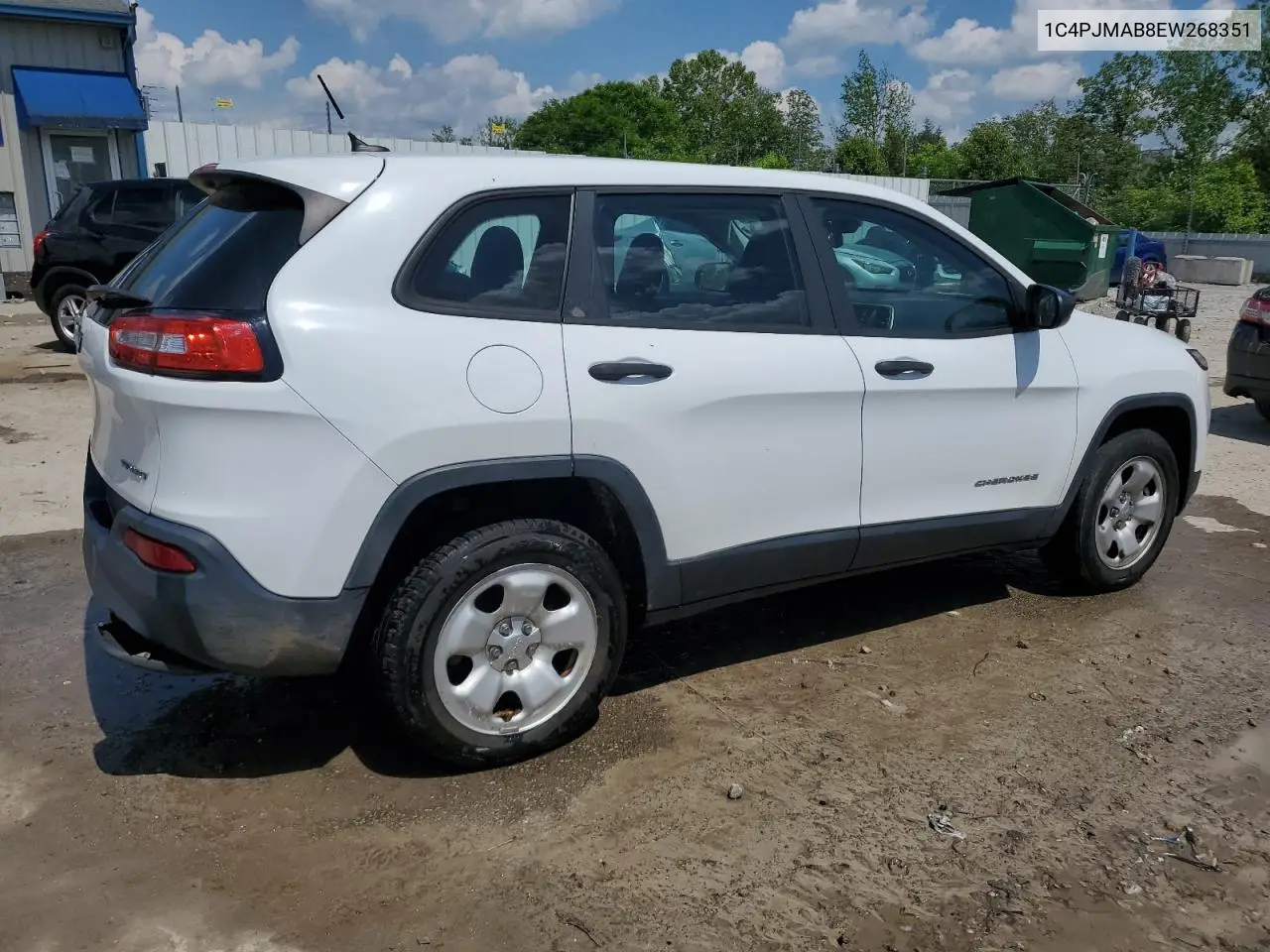 2014 Jeep Cherokee Sport VIN: 1C4PJMAB8EW268351 Lot: 56726105