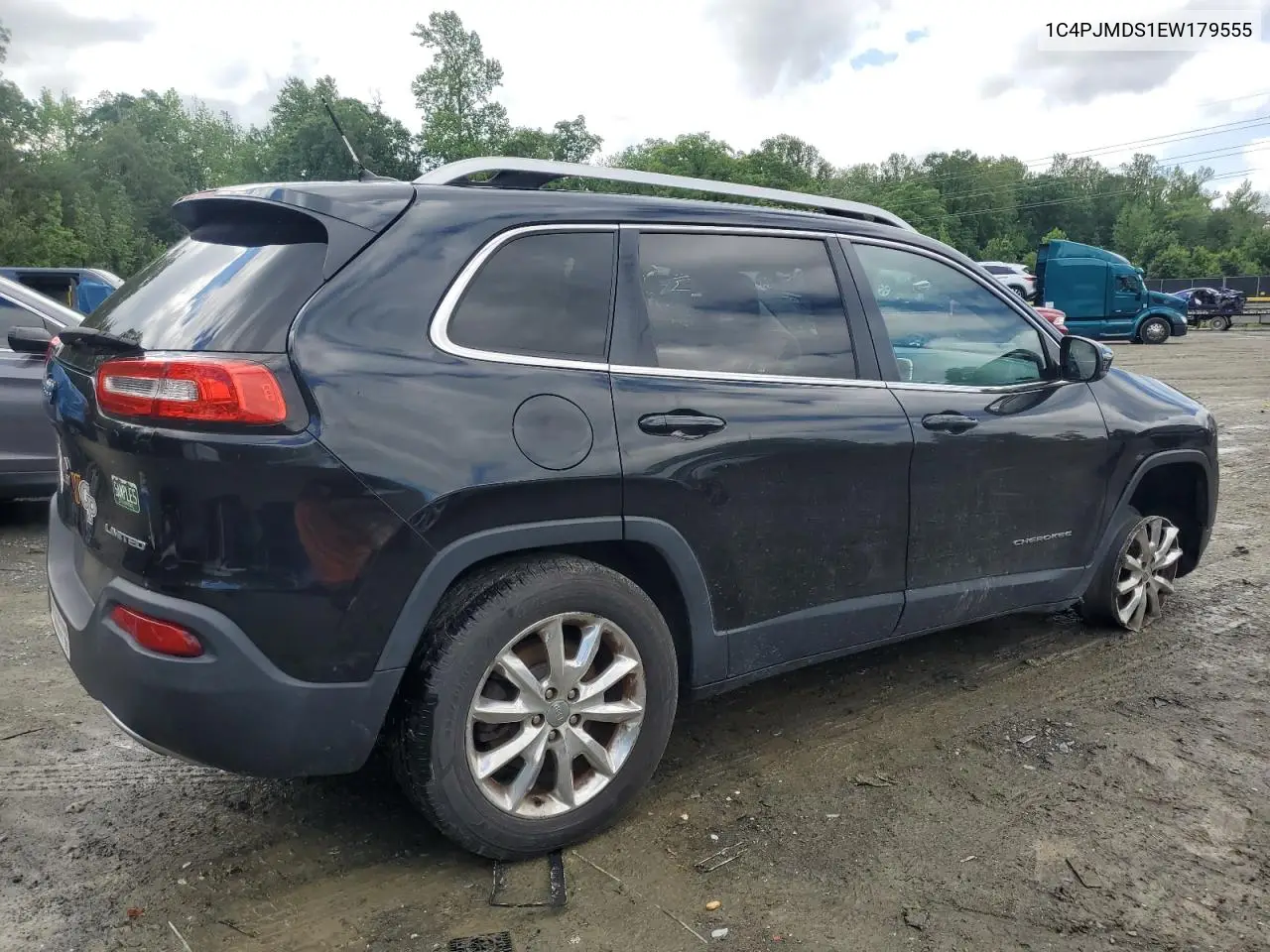 2014 Jeep Cherokee Limited VIN: 1C4PJMDS1EW179555 Lot: 56751735