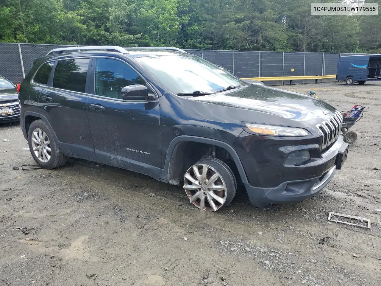 2014 Jeep Cherokee Limited VIN: 1C4PJMDS1EW179555 Lot: 56751735