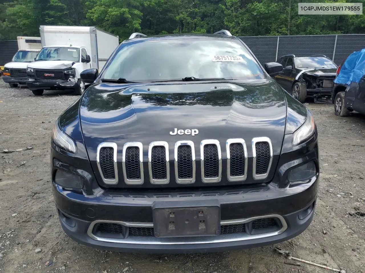 2014 Jeep Cherokee Limited VIN: 1C4PJMDS1EW179555 Lot: 56751735