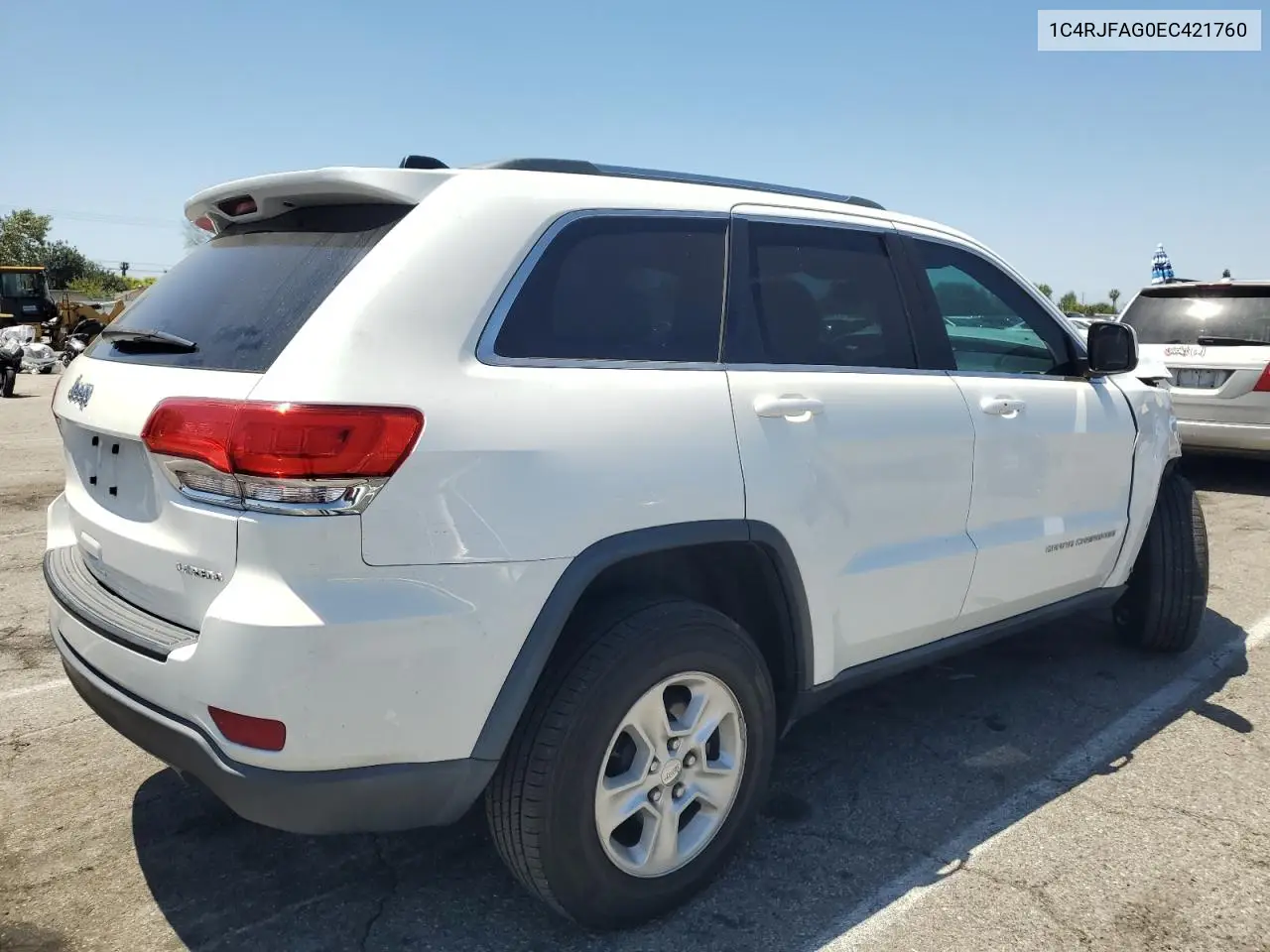 2014 Jeep Grand Cherokee Laredo VIN: 1C4RJFAG0EC421760 Lot: 56761795