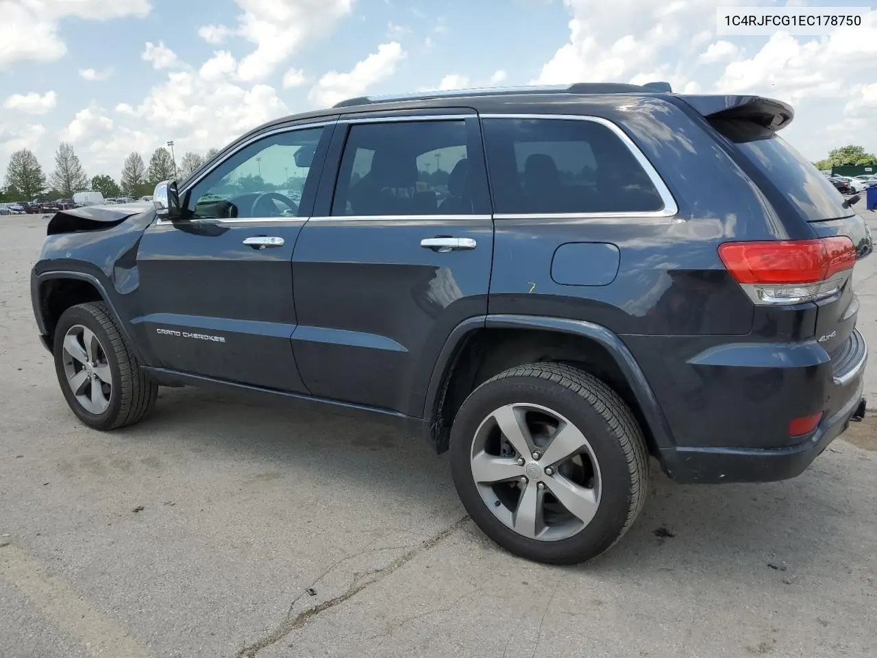 2014 Jeep Grand Cherokee Overland VIN: 1C4RJFCG1EC178750 Lot: 56903215