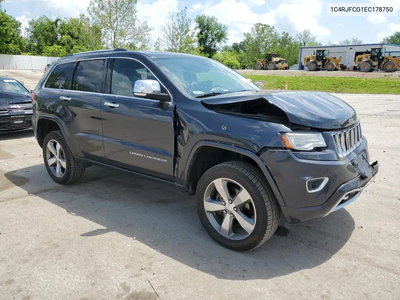 2014 Jeep Grand Cherokee Overland VIN: 1C4RJFCG1EC178750 Lot: 56903215