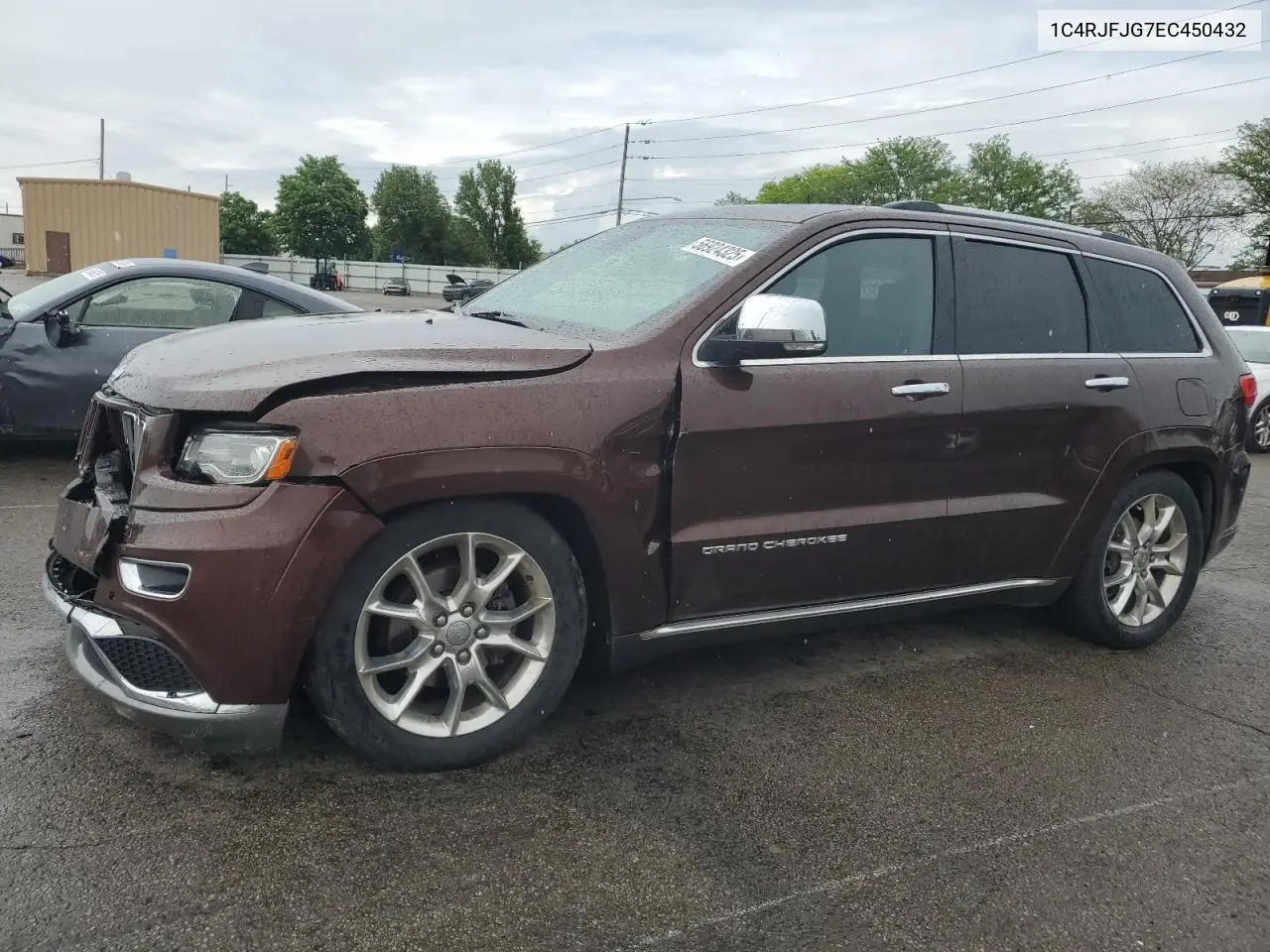 2014 Jeep Grand Cherokee Summit VIN: 1C4RJFJG7EC450432 Lot: 56924325