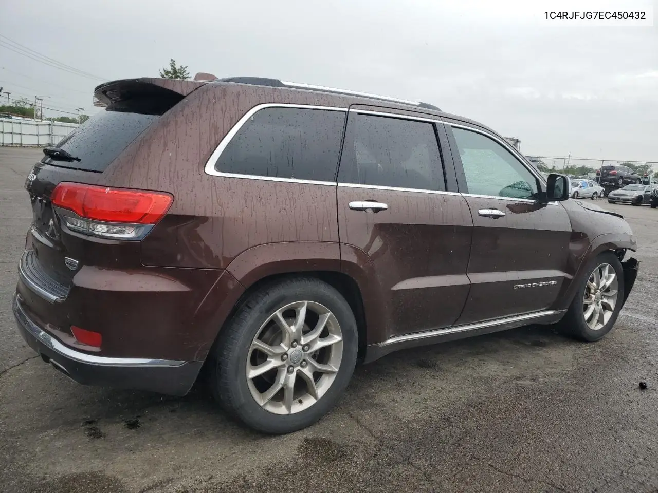 2014 Jeep Grand Cherokee Summit VIN: 1C4RJFJG7EC450432 Lot: 56924325