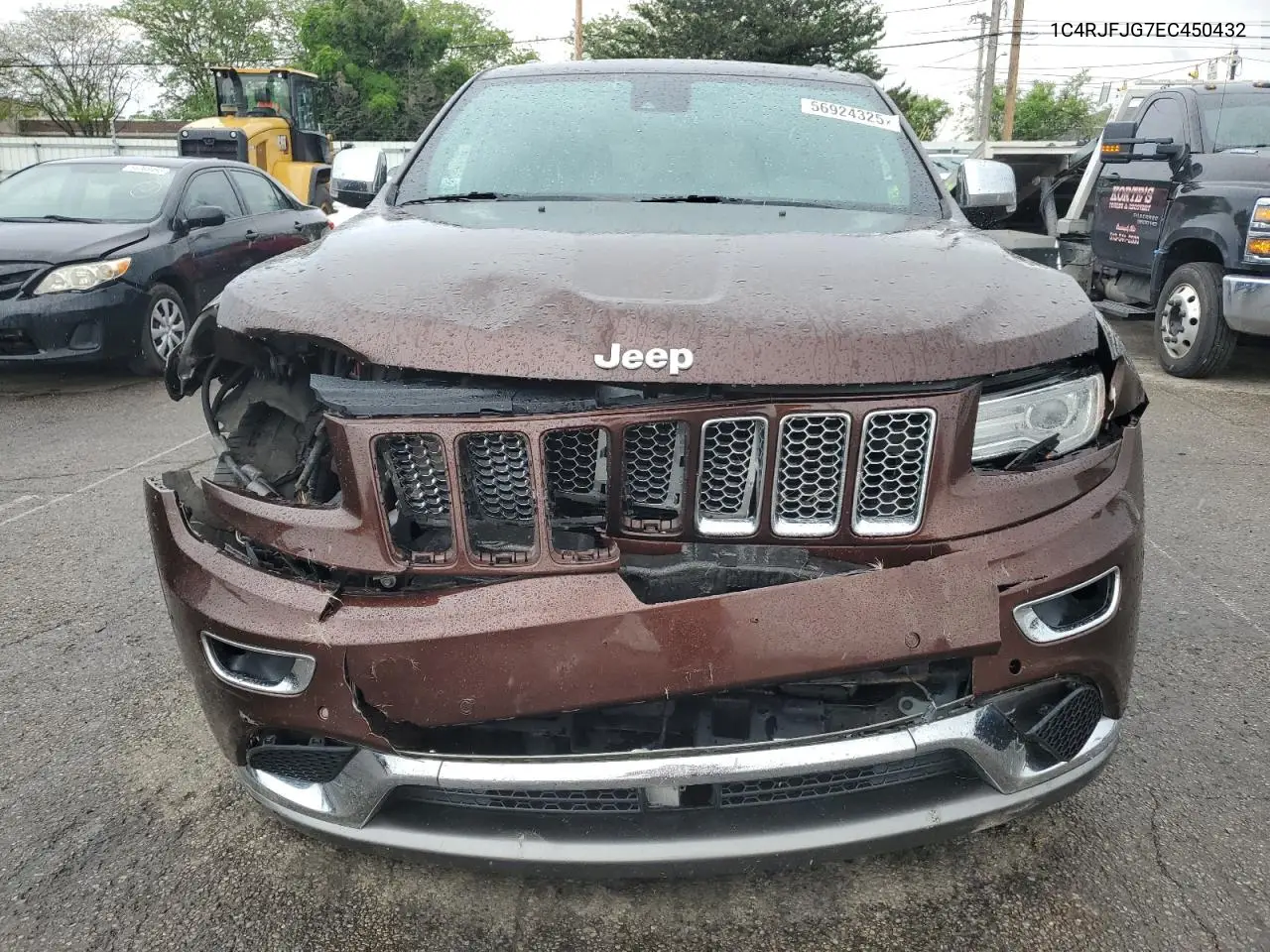 2014 Jeep Grand Cherokee Summit VIN: 1C4RJFJG7EC450432 Lot: 56924325