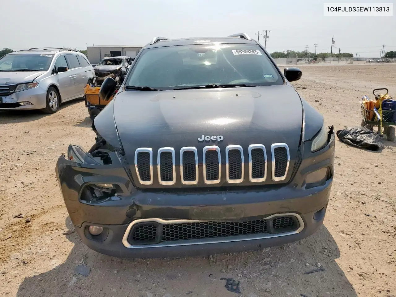 2014 Jeep Cherokee Limited VIN: 1C4PJLDS5EW113813 Lot: 56968355