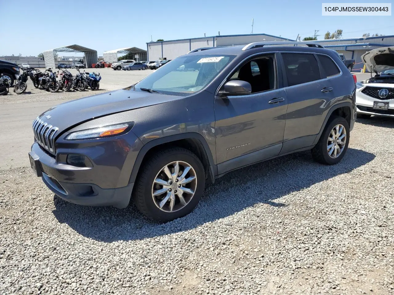 2014 Jeep Cherokee Limited VIN: 1C4PJMDS5EW300443 Lot: 57116475