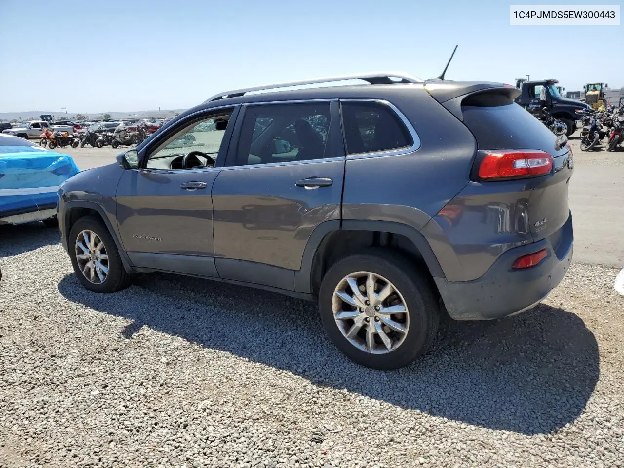 2014 Jeep Cherokee Limited VIN: 1C4PJMDS5EW300443 Lot: 57116475