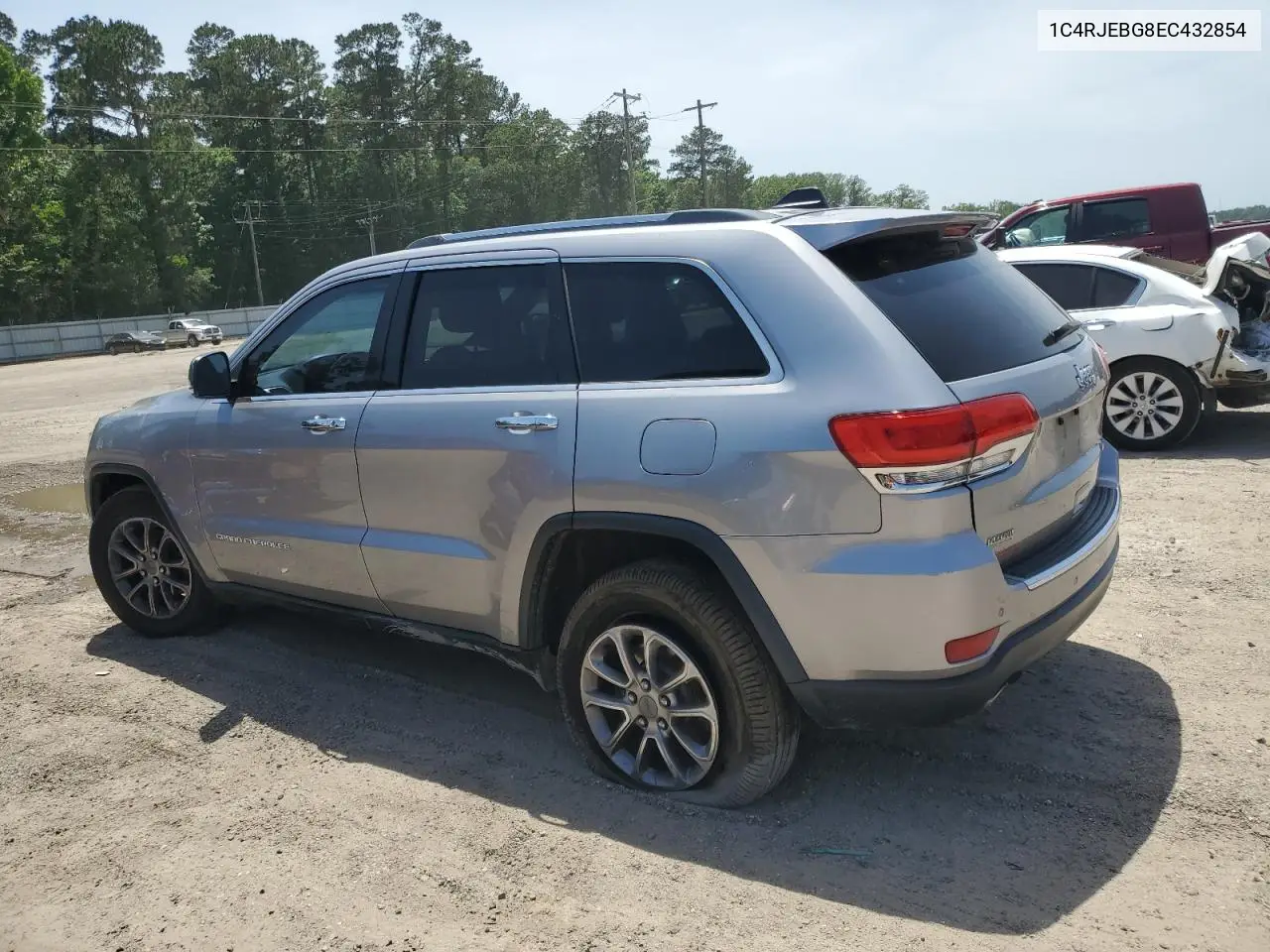 2014 Jeep Grand Cherokee Limited VIN: 1C4RJEBG8EC432854 Lot: 57140265