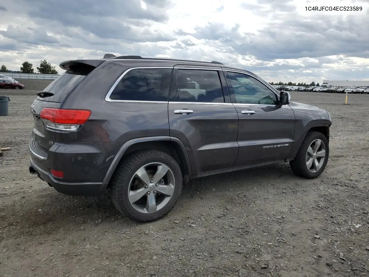 2014 Jeep Grand Cherokee Overland VIN: 1C4RJFCG4EC523589 Lot: 57282465